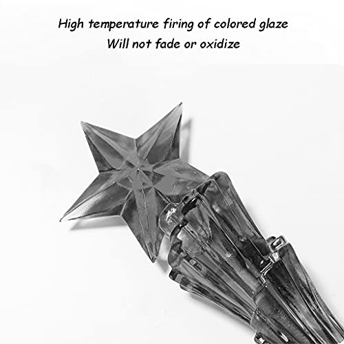 Trophy Cup Big Voor Het Toekennen Van Creatieve Nieuwe Trofeeën, Gekleurde Glazuur Ster Trofee Voor Sportwedstrijden, Kan Worden Gegraveerd (Color : Gradient, Size : 30 * 8cm/11.8 * 3.1 inches) - Image 5