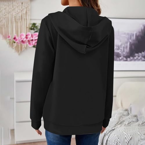 Ladies Jacket Hoods Outfits for Women Long Sleeve Hooded Winter Fall Jacket 2025 Y2K4