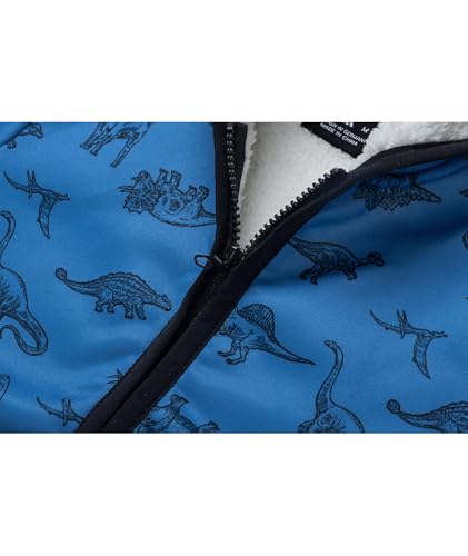 Image of V VALANCH Toddler Fleece Jacket Boys Girls Zip Up Hoodie Sweatshirt | Full Fleece Lining Throughout, Thick Warm, Cartoon, for Casual, School, Outerwear, Winter