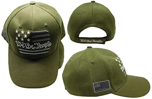 Gorra ajustable Trade Winds bandera USA verde oliva miniatura 1