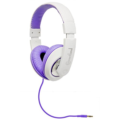 Connect Land Fashionable Circumaural Stereo Headset Headphone Purple Color, Adjustable Size [ 40mm Speaker at 20Hz - 20kHz ] For iphone6, iphone6 plus, iPod MP3, MP4, PC, iPhone Music