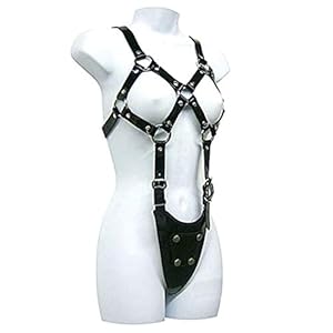 Leather Body Lederen Body Buckle Harness voor heren, 150 g