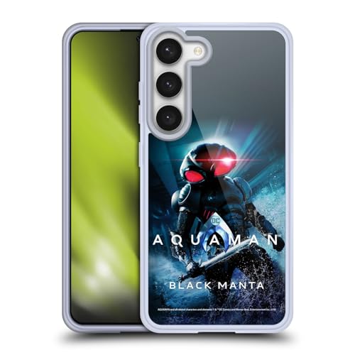 Funda gel flexible antiarañazos para Samsung S23 Aquaman Manta Negra