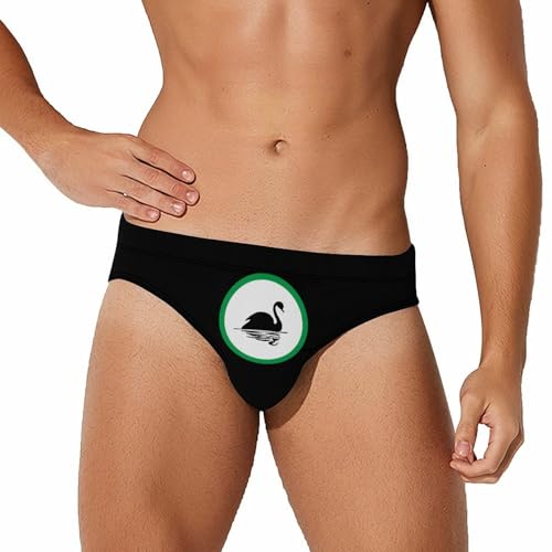 Black Swan Mens Swim Briefs Bikini Sexy Low Rise Trunks Swimsuit Bathing Suit Beach