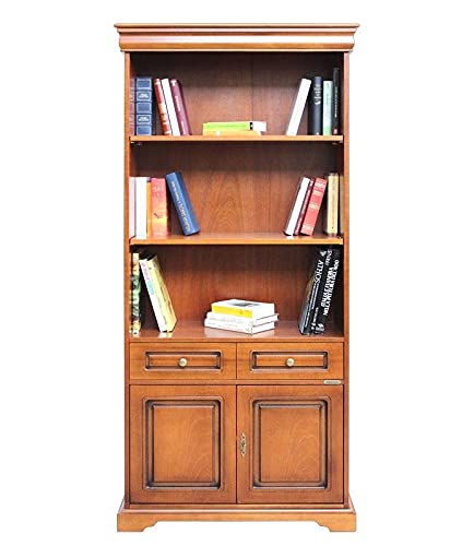 Bibliothque haute style louis philippe 2 portes