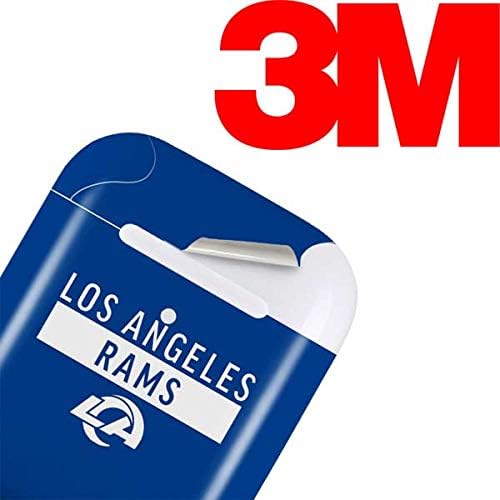 Skinit Decal Audio Skin Compatible with Apple AirPods 2 - Officially Licensed NFL Los Angeles Rams Blue Performance Series Design