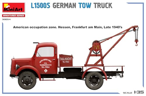 MiniArt 1:35 - L1500s German Tow Truck miniatura 4