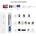 USB C SD Card Reader for iPhone 17 16 15 Pro Max iPad MacBook, 3-in-1 Type C Memory Trail Camera Card Adapter with Dual Slots & USB Port for Mac MacBook Pro/Air/Mini Android Laptop More USB C Devices