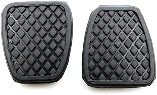 Speedwav Brake and Clutch Foot Pedal Pad Rubber Cover for Honda City iVTEC/iDTEC/JAZZ 1st Gen, 2 Pcs