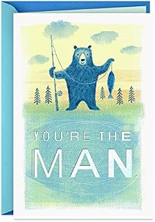 Hallmark Father's Day Card (You're The Man, Fishing Bear)