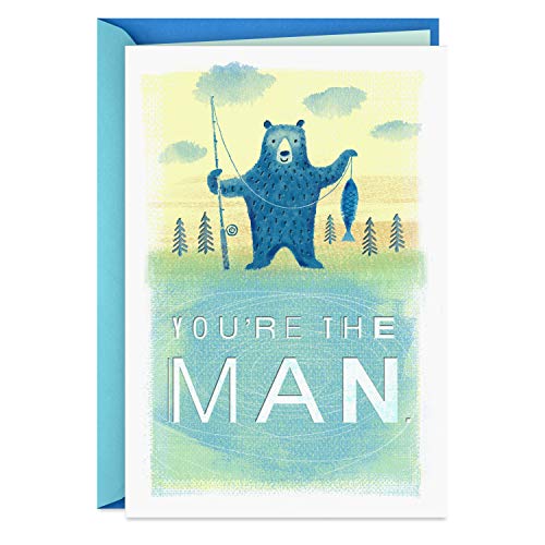 Hallmark Father's Day Card (You're The Man, Fishing Bear)