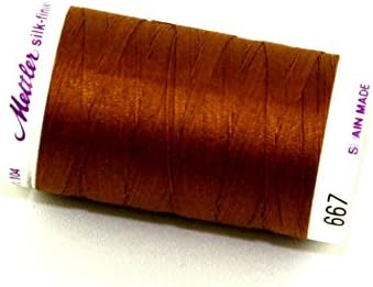 Mettler No 50 Silk Finish Cotton Quilting Thread 547m 547m 667 Penny - Each