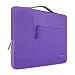 MOSISO Laptop Briefcase Handbag Compatible with 13-13.3 inch MacBook Air, MacBook Pro, Notebook Computer, Polyester Multifunctional Carrying Sleeve Case Cover Bag, Ultra Violet