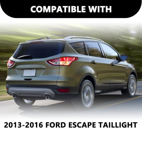Image of Aosky Halogen Tail Light Assembly Fit for 2013-16 Ford Escape