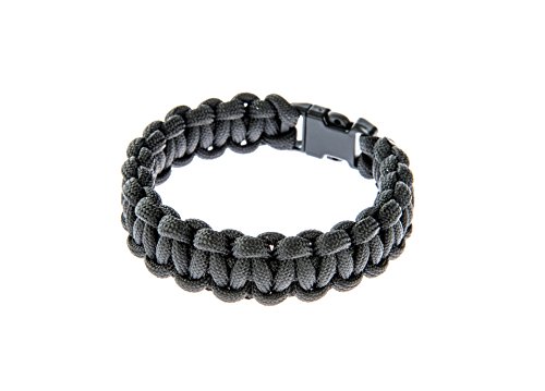 Se 7" Black Paracord Bracelet With 7 Strands - Pcb7Bk #TOP1