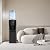 Manastin Water Dispenser with Hot & Cold Water, Top Loading Water Cooler for 3 or 5 Gallon Bottles with Child Safety Lock, Ideal for Kitchens, Offices, Shadow Black