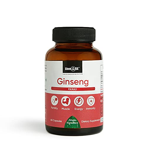 StemRx Biosciences Ginseng – Panax | 20% Ginsenosides | 400mg | 60 Veg capsules StemRx Biosciences Ginseng – Panax | 20% Ginsenosides | 400mg | 60 Veg capsules