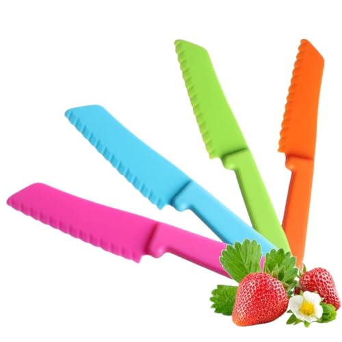 ZLXFT Set Cuchillos Plástico para Niños