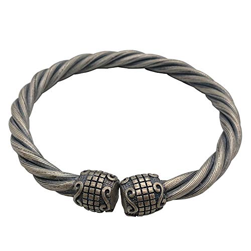 Bracelet en argent S925 pour femme au tressage sculpté et design luxe