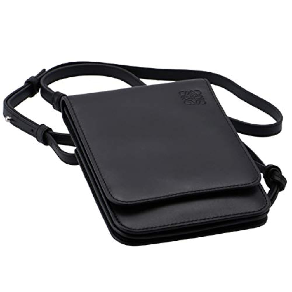 LOEWE ガセットクロスボディバッグ ブラック LOEWE - LOEWE ガセットクロスボディバッグ ブラックの通販 by