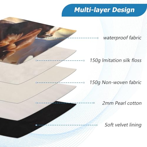 Funda para laptop 13-14 pulgadas con diseño de caballos al atardecer miniatura 4
