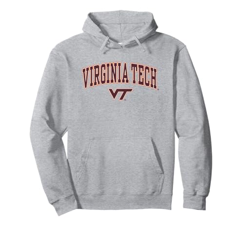 Virginia Tech Hokies Arched Over Officially Licensed Pullover Hoodie