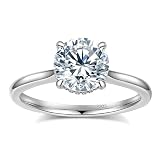 BAGUTTA PAVONE Round Moissanite Ring