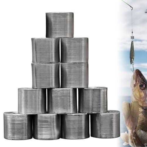 THKFISH Set Piombi Da Pesca In Ottone Con Girella – 5 Misure (1/32-1/2 OZ) Per Acqua Dolce E Salata