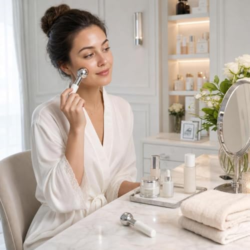 Reusable Face Ice Roller Beauty Tool, Cooling-Feel Facial Roller for Skincare Prep and Sel detail image