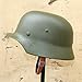 ANQIAO WW2 WWII German M35 Helmet Steel Material M1935 Soldier Stahlhelm Green
