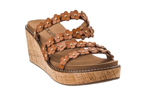 Chaussures compensées de qualité supérieure à imprimé floral raffiné