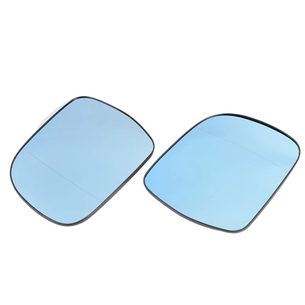 Cristal espejo retrovisor azul gran angular con calefacción para evitar ángulos muertos 6