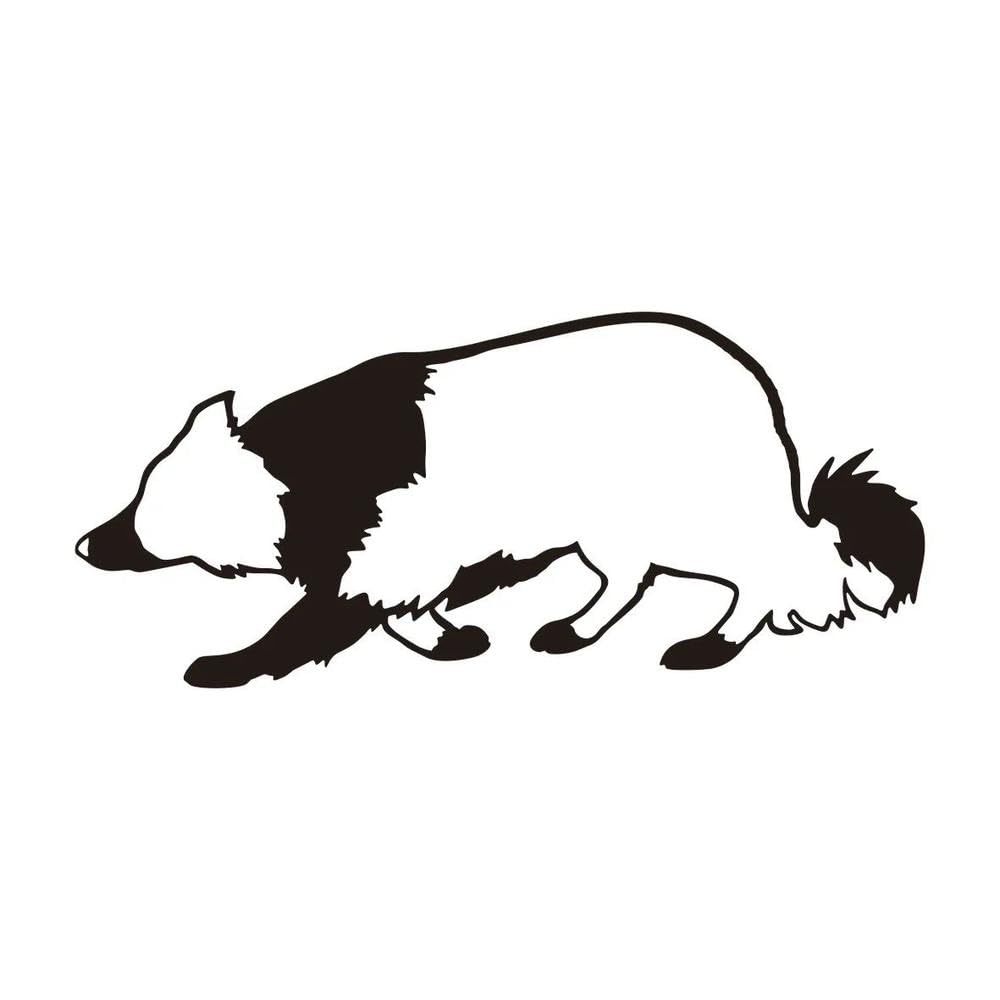 Border Collie Breed Sticker A Must Have Exterior Accessory for Dog Lovers(Black,15cm)