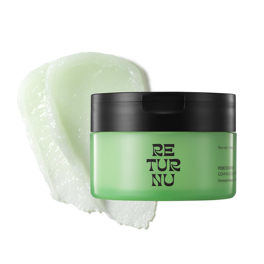 Cleansing Balm, Gentle Exfoliator & Makeup Remover – Unclog Pore, No Fragrance, Non-Sticky, Non-Oily, Korean Vegan Formula, Non-Irritating