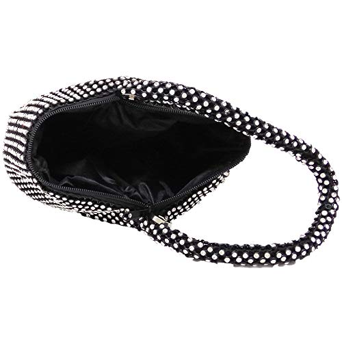 Pochette de soirée strass compacte pour ranger l'essentiel sans encombrement - 6