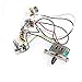 ZUXOCY 5-Way 500k Pots Knobs Wiring Harness Pickup for Guitar