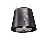 Dunstabzugshaube Inselhaube F.BAYER ODY IL40C 40cm Karbon Dunstabzug 850m³/h EEK A LED Umluft