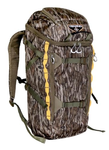 Image of TENZING 1500 Whitetail Day Pack, Olive Green, Ultra-Durable Hunting Backpack with 4 Compartments & 10 Organizational Pockets Camo Backpack for Hunting Gear and Equipment