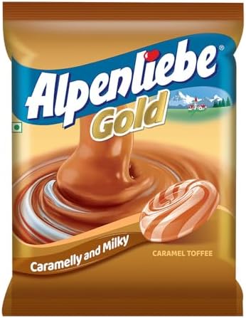 Alpenliebe Gold, Caramel Candy Pouch, 324g