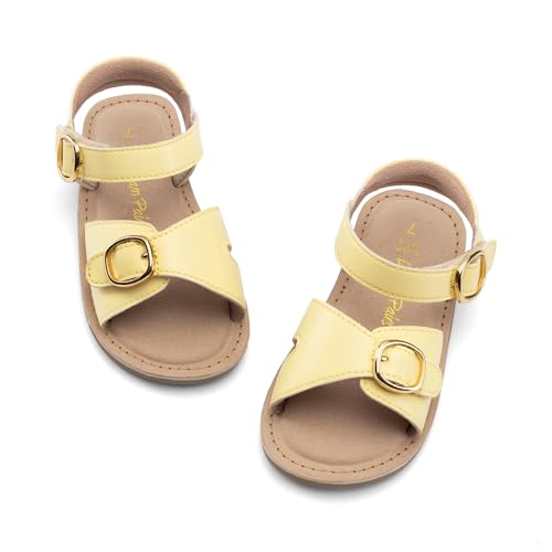 Image of DREAM PAIRS Girls Sandals Fashion Sandal with Adjustable Straps Open-Toe Comfortable Summer Shoes for Toddler Little Kid