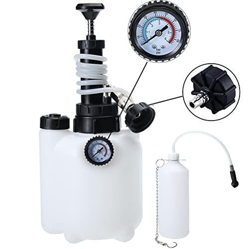 BOOMSTART Purgeur de Frein, Outil de Purge de Liquide de Purge d'embrayage de Frein Manuel avec E20 Adaptateur Universel Cover