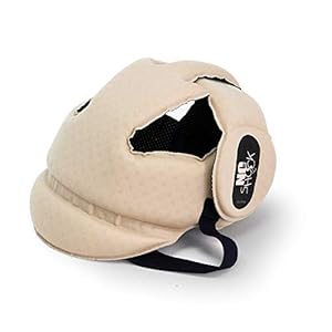 OKBABY No Shock – Beschermende helm voor baby’s van 8 tot 20 maanden – beige