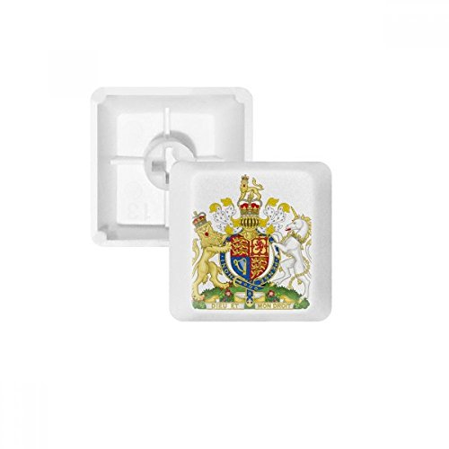 Touches de clavier mécanique PBT à motif couronne de lion style britannique