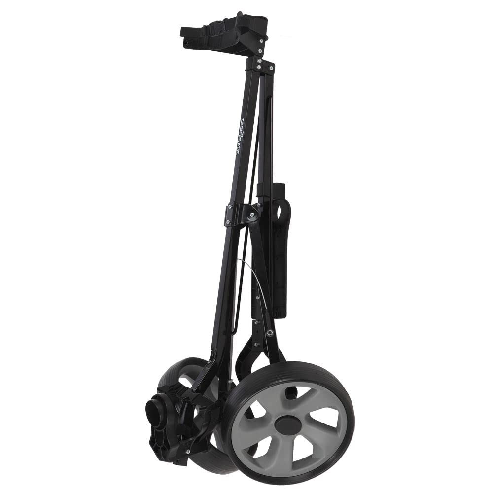 I-TRAC ZUSAMMENKLAPPBARER Golf-Trolley MIT 2 RÄDERN, SCHWARZ/GRAU