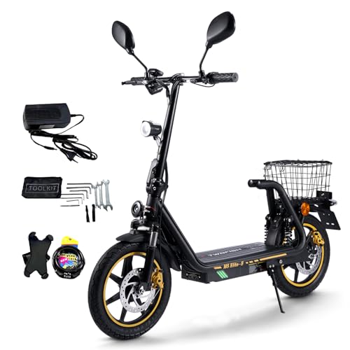 TWOFISH E Scooter mit EEC Zulassung, 500W Elektro...