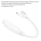 Rozdzielacz POE wodoodporny rozdzielacz POE 48 V na 12 V Adapter POE do kamery IP do użytku zewnętrznego wewnątrz z zestawem pokrowców przeciwdeszczowych