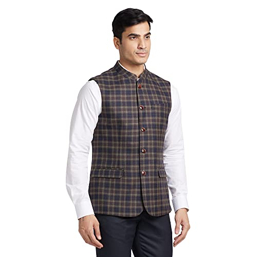 Image of Park Avenue Dark Blue Waistcoat