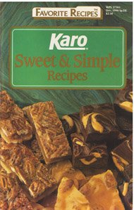 Paperback Karo Sweet & Simple Recipes Book