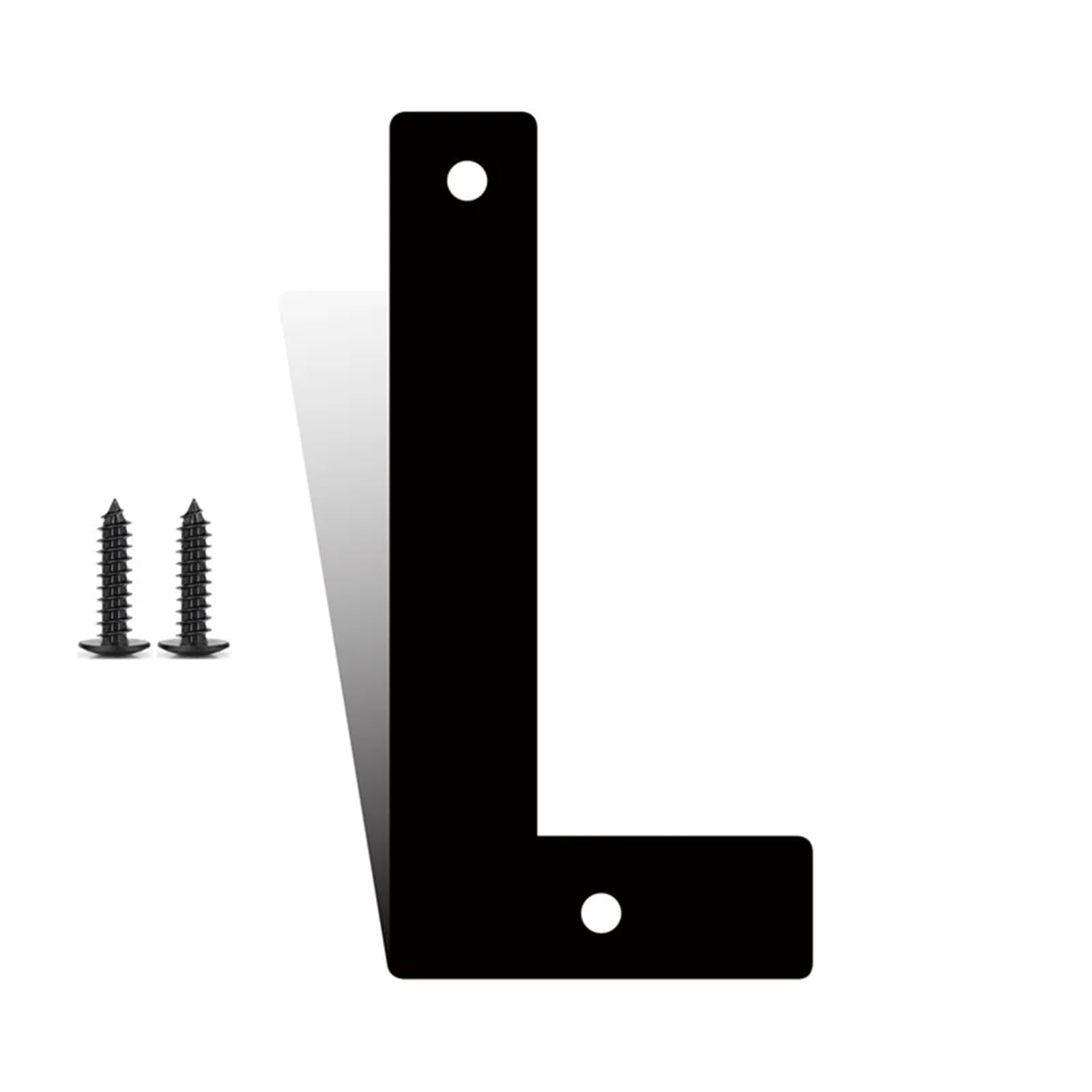 3/4/5/6/7/8 Inch Modern Iron House Numbers with Screws Black Iron Door Number 0-9 Letters A-Z 3D Address Numbers Waterproof Exterior Decorative for Outside House Apartment Yard Mail Box Post Street(7i