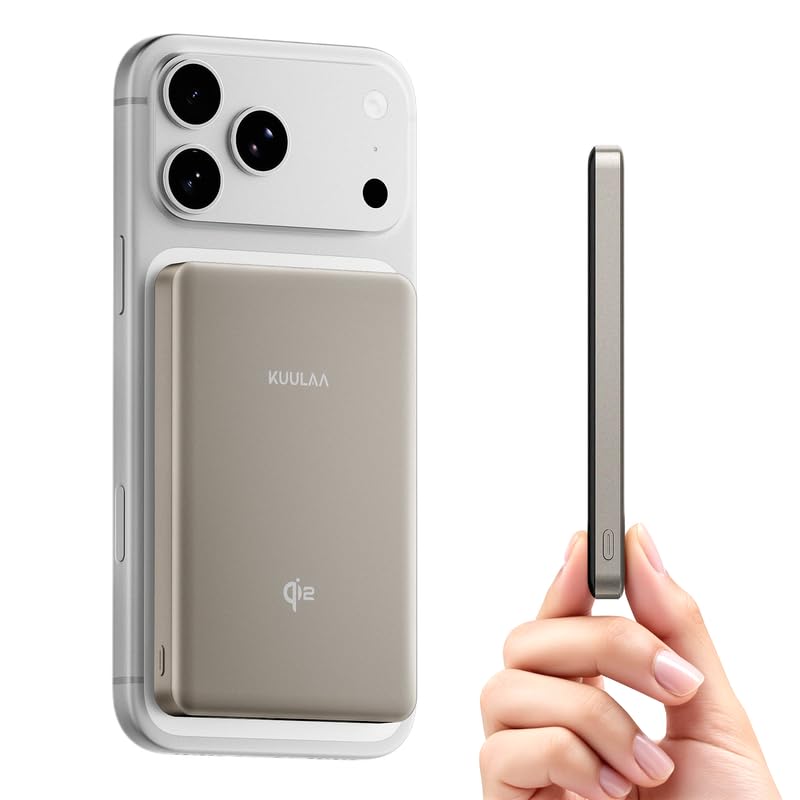 Kuulaa 0.5' Magsafe Portable Charger, 10000mAh Magnetic...